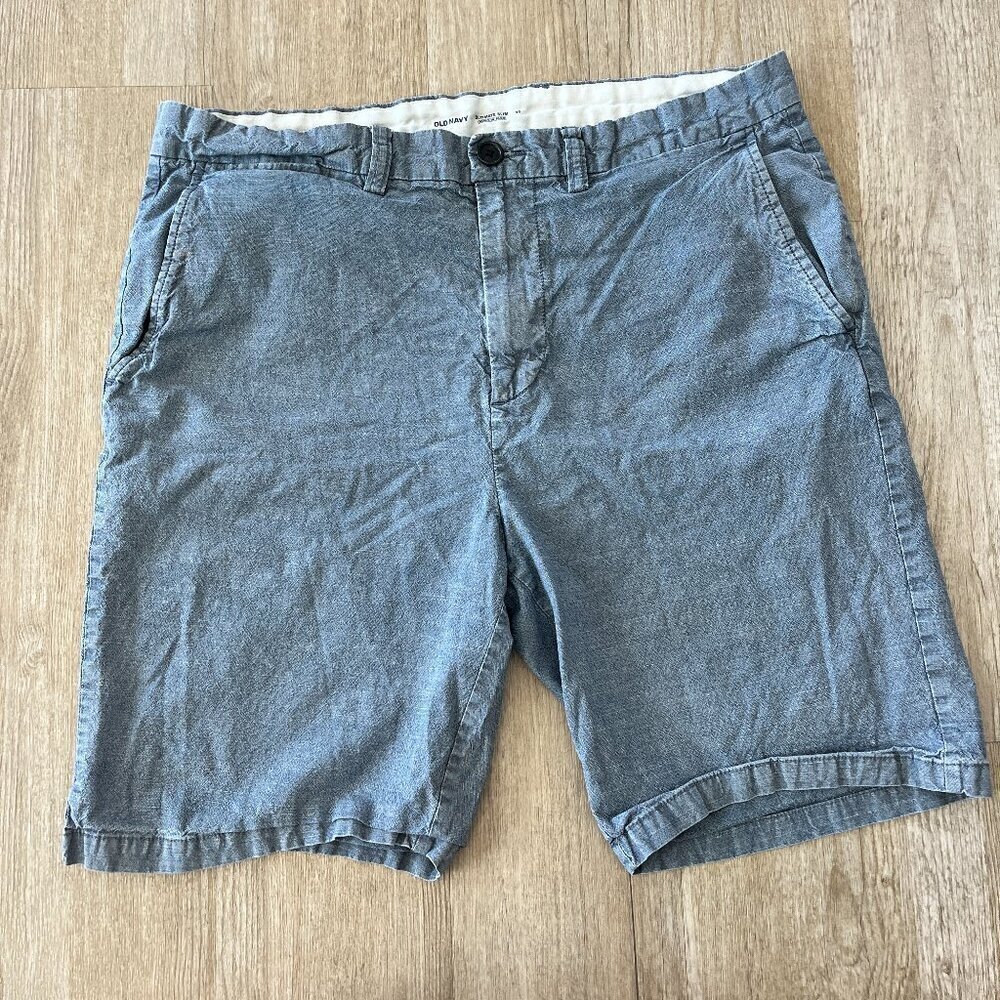 Mens Old Navy Blue Ultimate Slim Shorts - 36
